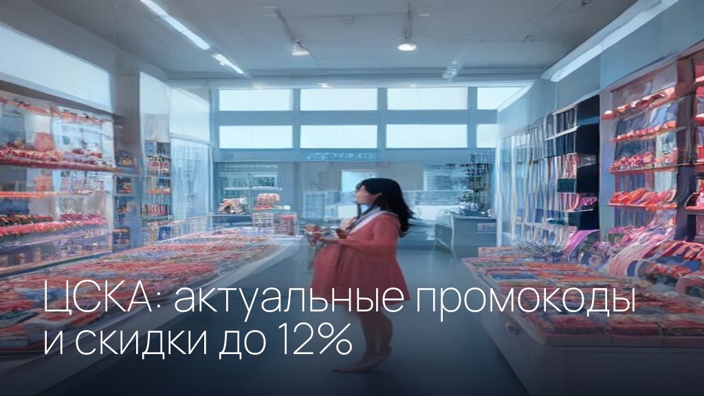 ЦСКА: актуальные промокоды и скидки до 12%