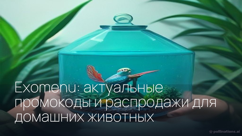 Exomenu: актуальные промокоды и распродажи для домашних животных