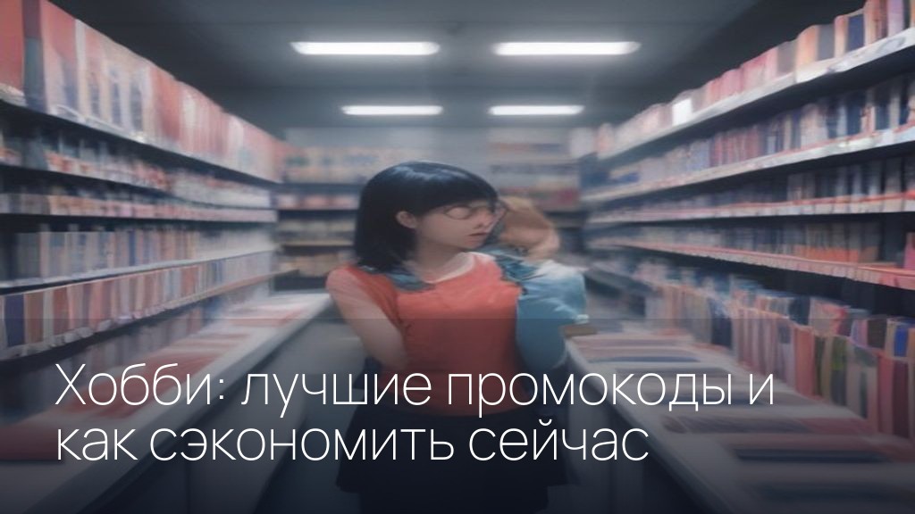 Хобби: лучшие промокоды и как сэкономить сейчас