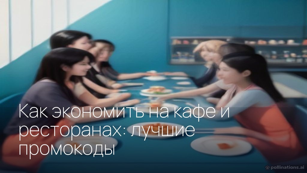 Как экономить на кафе и ресторанах: лучшие промокоды