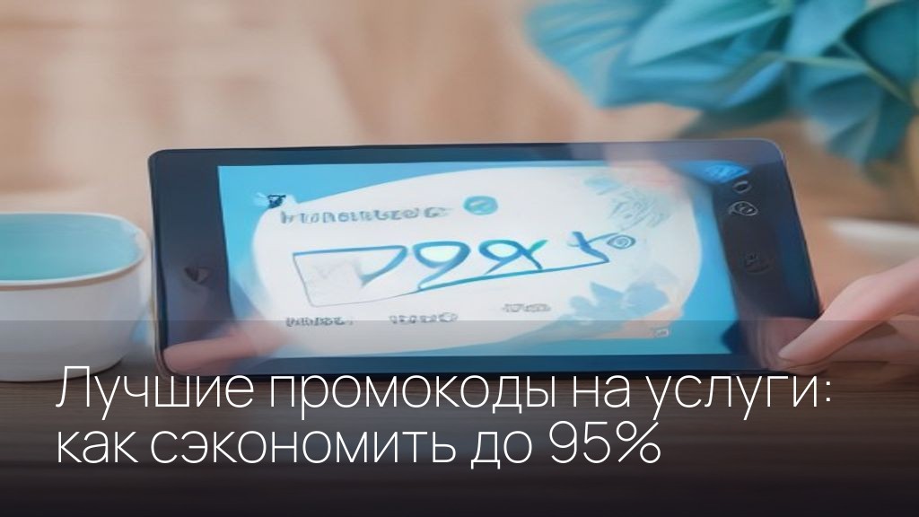Лучшие промокоды на услуги: как сэкономить до 95%
