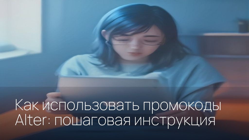 Как использовать промокоды Alter: пошаговая инструкция