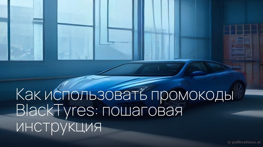 Как использовать промокоды BlackTyres: пошаговая инструкция