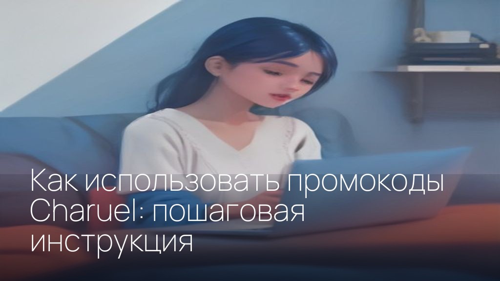 Как использовать промокоды Charuel: пошаговая инструкция