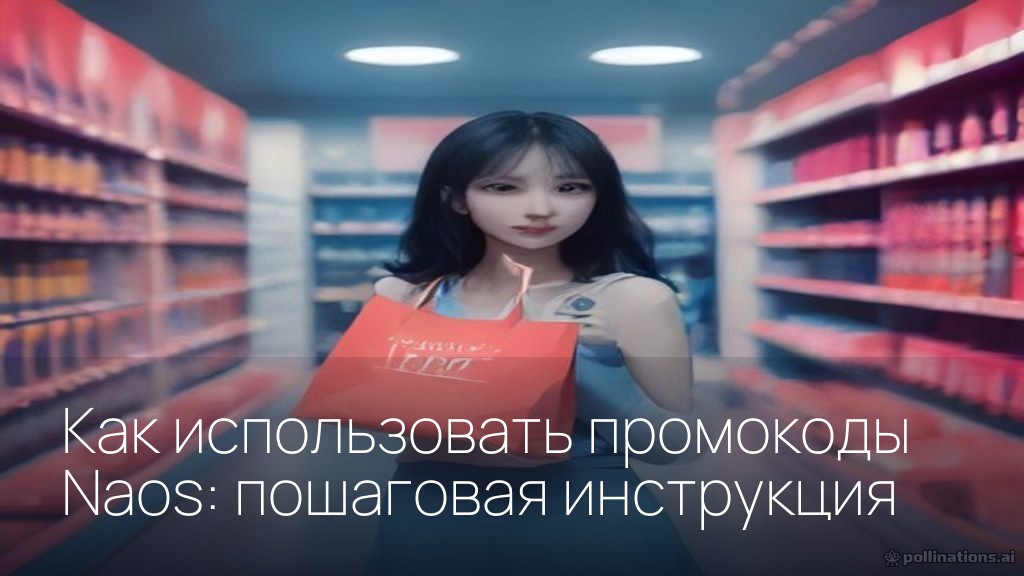 Как использовать промокоды Naos: пошаговая инструкция