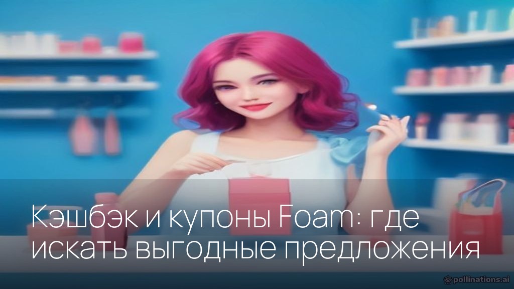 Кэшбэк и купоны Foam: где искать выгодные предложения