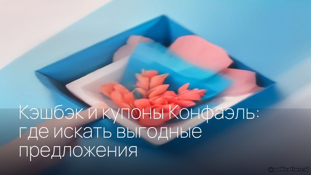 Кэшбэк и купоны Конфаэль: где искать выгодные предложения