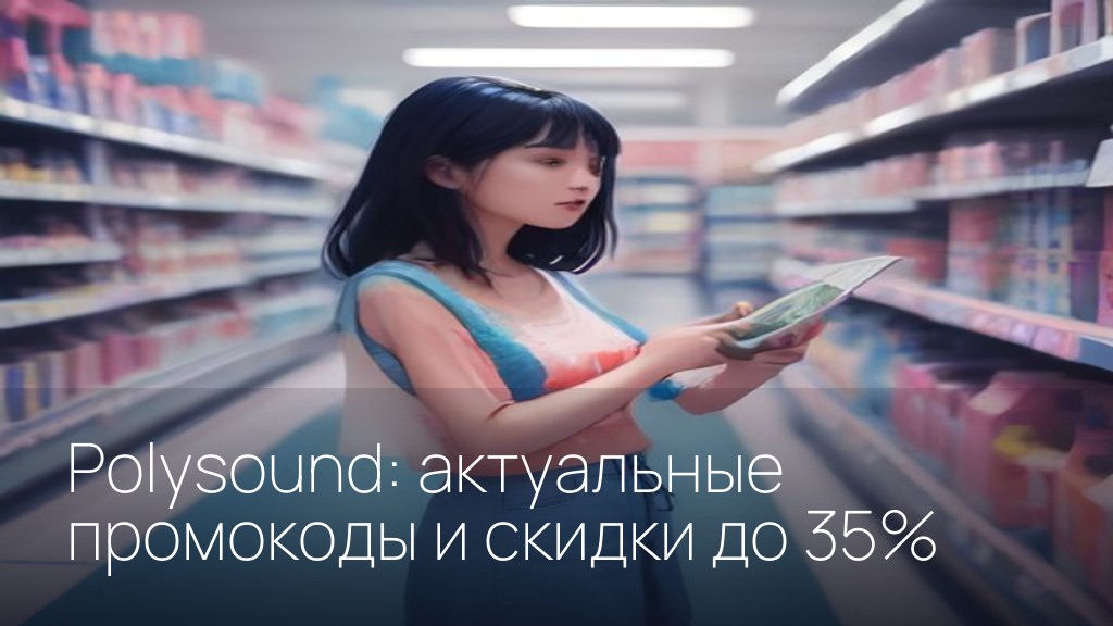 Polysound: актуальные промокоды и скидки до 35%