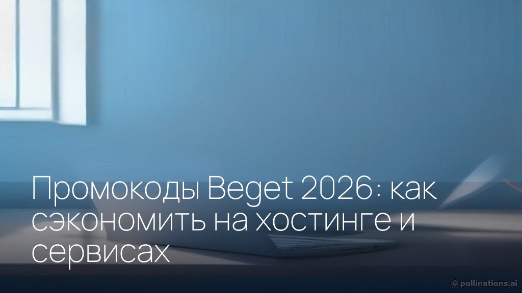 Промокоды Beget 2026: как сэкономить на хостинге и сервисах
