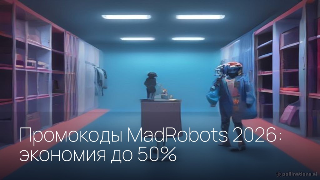 Промокоды MadRobots 2026: экономия до 50%