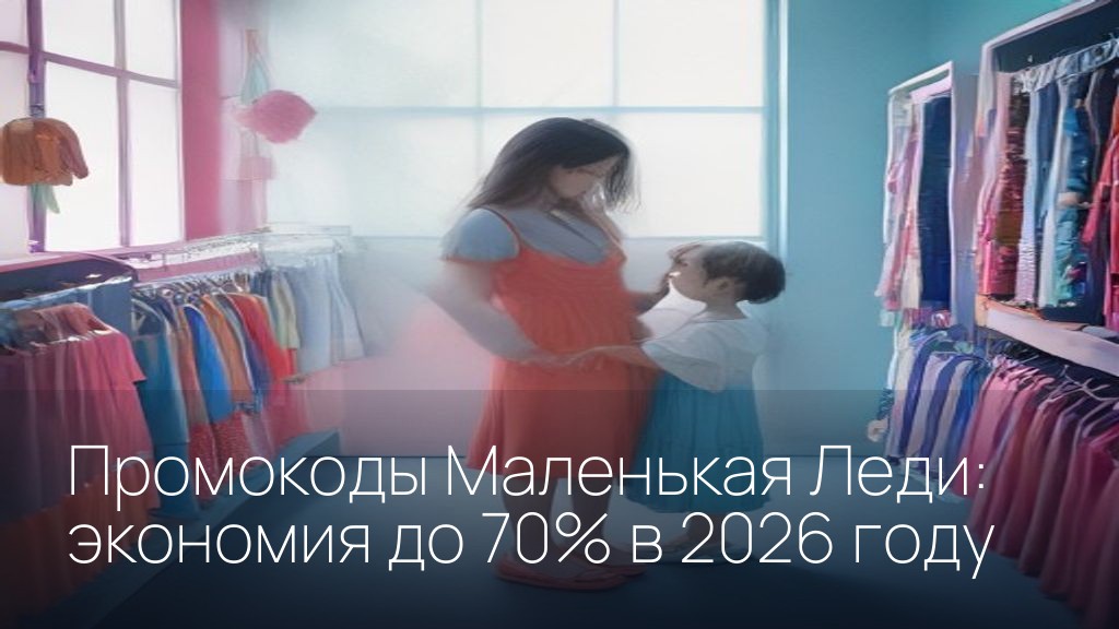 Промокоды Маленькая Леди: экономия до 70% в 2026 году