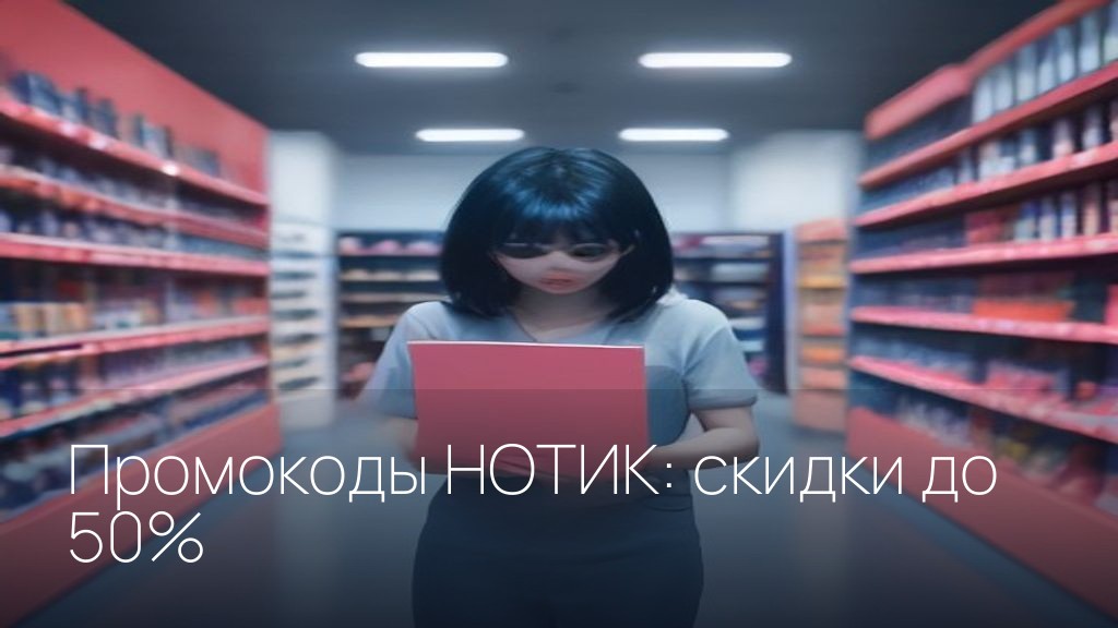 Промокоды НОТИК: скидки до 50%