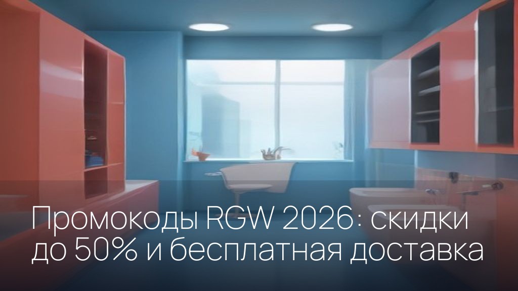 Промокоды RGW 2026: скидки до 50% и бесплатная доставка