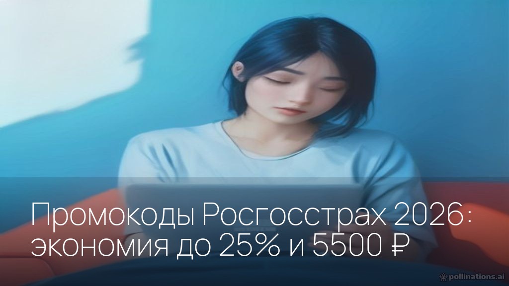 Промокоды Росгосстрах 2026: экономия до 25% и 5500 ₽
