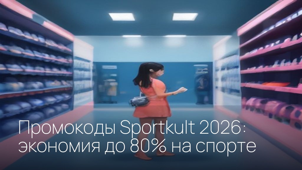 Промокоды Sportkult 2026: экономия до 80% на спорте