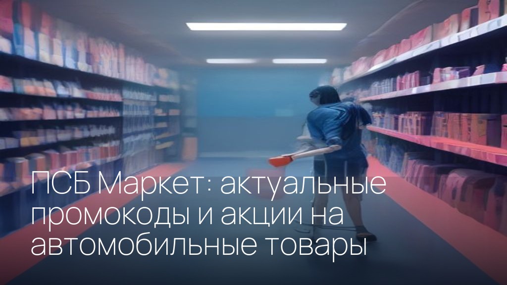 ПСБ Маркет: актуальные промокоды и акции на автомобильные товары