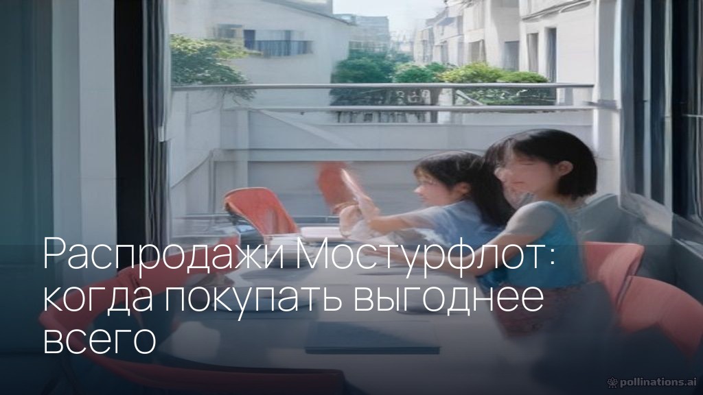 Распродажи Мостурфлот: когда покупать выгоднее всего