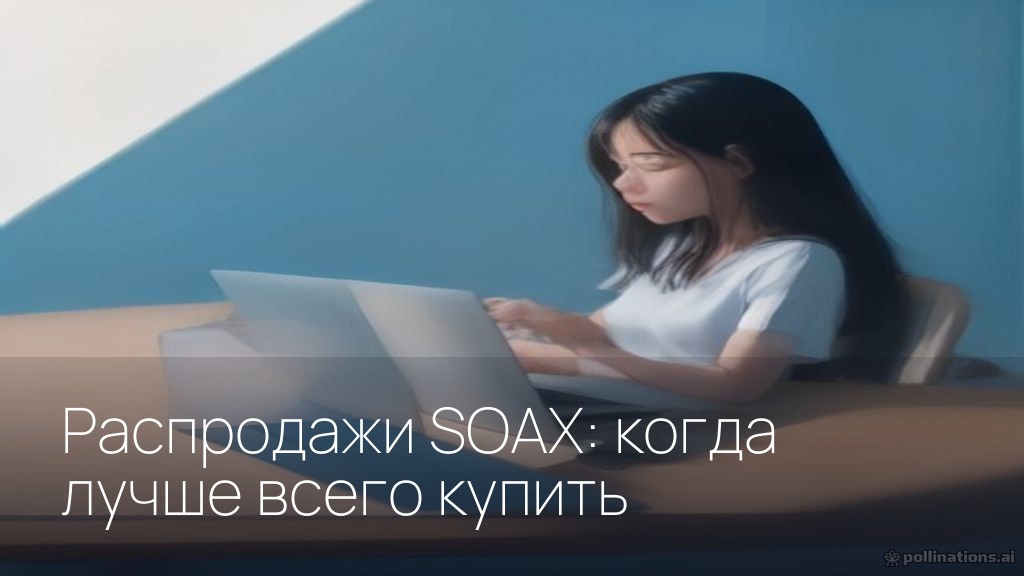 Распродажи SOAX: когда лучше всего купить