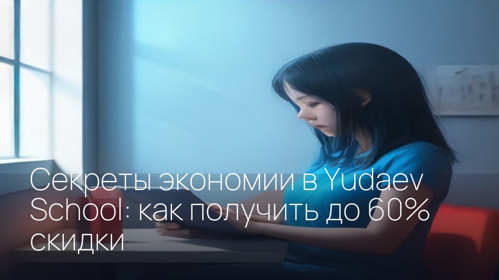 Секреты экономии в Yudaev School: как получить до 60% скидки